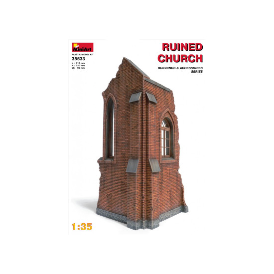 Miniart 35533 - 1/35 - Ruined Church Plastic Model Kit