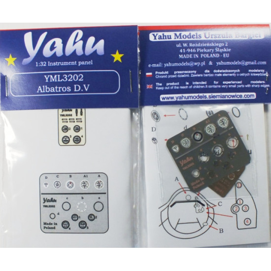 Yahu Model Yml3202 1/32 Albatros D V For Wingnut Wings Accessories For Aircraft