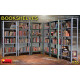 Miniart 35654 - 1/35 - Bookshelves Accessories For Diorama Plastic Model Kit