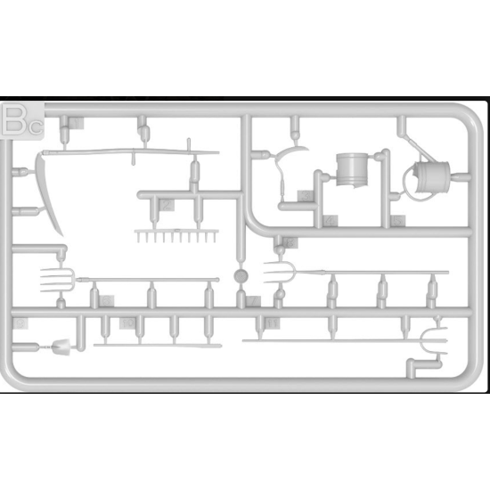 Miniart 35657 - 1/35 - Farm Cart Village Accessories Plastic Model Kit