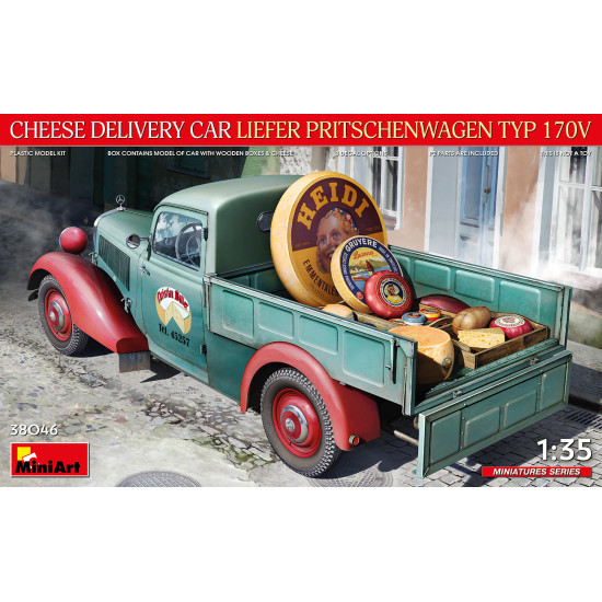 Miniart 38046 - 1/35 - Cheese Delivery Car Liefer Pritschenwagen Typ 170v Model