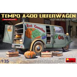 Miniart 38049 - 1/35 - Tempo A400 Lieferwagen Vegetable Delivery Van Vehicle Kit