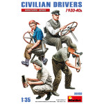 Miniart 38050 - 1/35 - Civilian Drivers 1930 40s Figures Model Kit