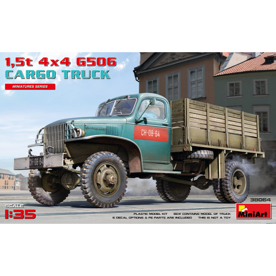 Miniart 38064 - 1/35 - 1 5t 4 4 G506 Cargo Truck Plastic Model Kit