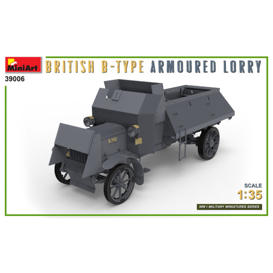 Miniart 39006 - 1/35 - British B Type Armoured Lorry Armor Model Kit