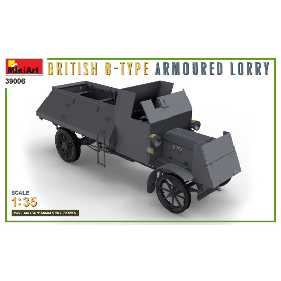 Miniart 39006 - 1/35 - British B Type Armoured Lorry Armor Model Kit