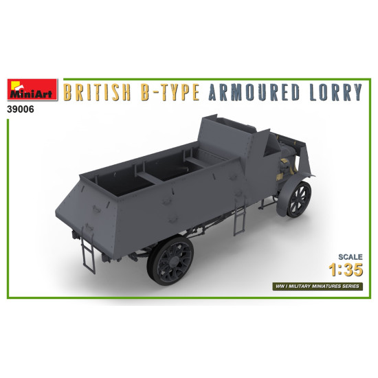 Miniart 39006 - 1/35 - British B Type Armoured Lorry Armor Model Kit