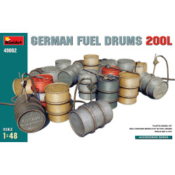 Miniart 49002 - 1/48 - German Fuel Drums 200l Plastic Model