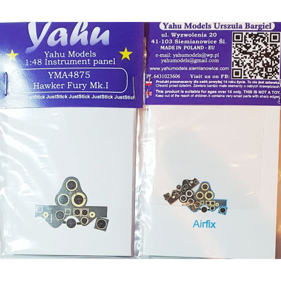 Yahu Model Yma4875 1/48 Hawker Fury Mk I For Airfix Accessories Aircraft