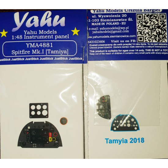 Yahu Model Yma4881 1/48 Spitfire I For Tamiya Accessories Aircraft