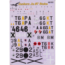 DECAL 1/48 FOR JUNKERS JU-87 STUKA DECALS SET 1/48 PRINT SCALE 48-032