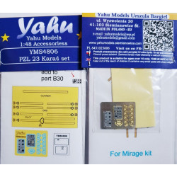 Yahu Model Yms4806 1/48 Pzl 23 Karas Set For Mirage Accessories For Aircraft