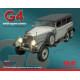 Typ G4 with open cover, WWII German Personnel Car 1/24 ICM 24012