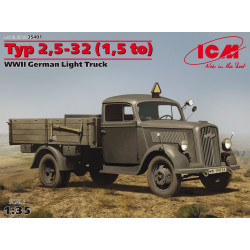 Typ 2,5-32 (1,5 to), WWII German Light Truck 1/35 ICM 35401