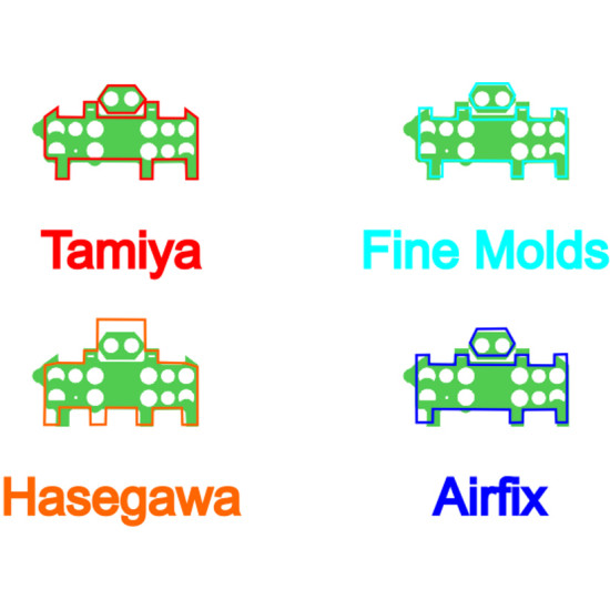 Yahu Model Yma7262 1/72 A6m2 Nakajima Green For Tamyia / Hasegawa / Airfix / Fm