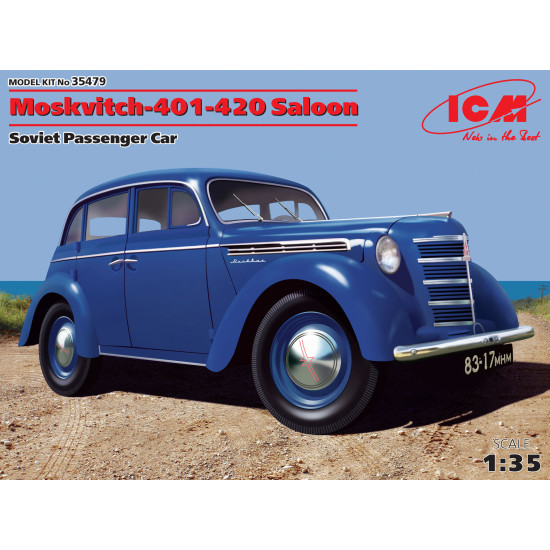 Moskvitch-401-420 Saloon, Soviet Passenger Car 1/35 ICM 35479