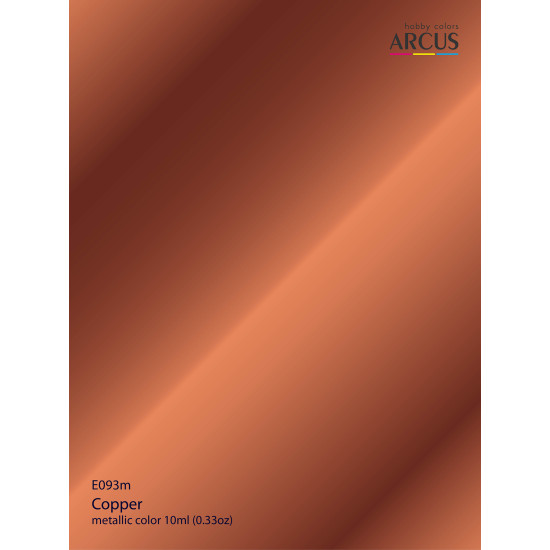 Arcus 093 Enamel Paint Metallic Color Copper 10ml