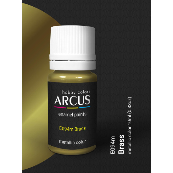 Arcus 094 Enamel Paint Metallic Color Brass10ml