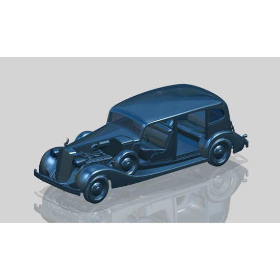 Packard Twelve (Model 1936), WWII Soviet Leader's Car with Passengers 1/35 ICM 35535