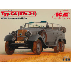 Typ G4 (Kfz.21), WWII German Staff Car 1/35 ICM 35538