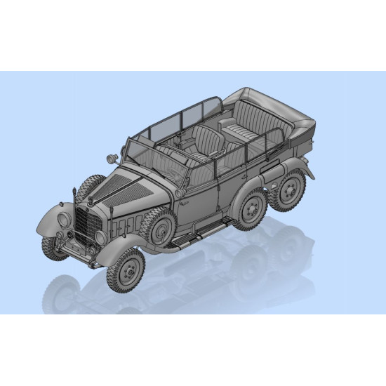 Typ G4 (Kfz.21), WWII German Staff Car 1/35 ICM 35538