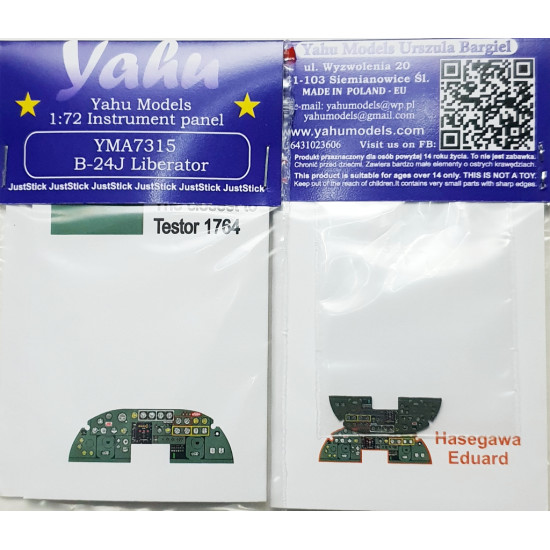 Yahu Model Yma7315 1/72 B-24 J For Hasegawa / Eduard Accessories For Aircraft