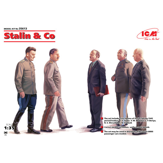 Stalin and Co Figures 1/35 ICM 35613