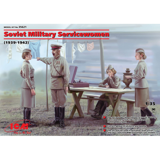 Soviet Military Servicewomen 1/35 ICM 35621