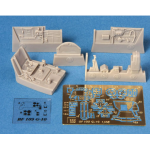 Sbs 48016 1/48 Messerschmitt Bf 109g 10 Cockpit Set For Hasegawa Kit Resin Photo Etched