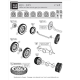 Sbs 48036 1/48 Kfz 385 Wheel Set Late 8 Bolt Type For Italeri Tamiya Opel Blitz Kit Resin Model