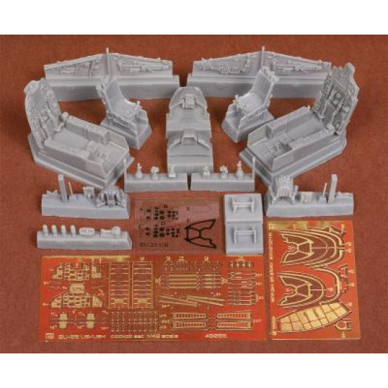 Sbs 48056 1/48 Su 25 Ub Ubk Cockpit Set For Kp Smer Az Kits Resin Photo Etched