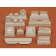 Sbs 72008 1/72 Mig 21bis Wheel Bays And Wheels For Zvezda Kit Resin Model