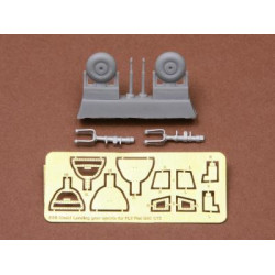 Sbs 72061 1/72 P 51 Fiat G 50 Bis Undercarriage Set For Fly Kit Resin White Metal Pe Model