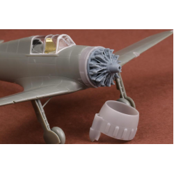 Sbs 72075 1/72 Bloch Mb 151 152 Engine With Cowling Set For Dora Wings Resin 3d Printed Model