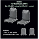 Sbs 3d025 1/35 Seats For German Afvs Sd Kfz 251 Sd Kfz 234 3d Printed Resin Model Kit