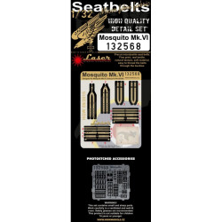 Hgw 132568 1/32 Seatbelts For Mosquito Mk Vi Pre-cut Laser Tamiya