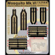Hgw 132568 1/32 Seatbelts For Mosquito Mk Vi Pre-cut Laser Tamiya