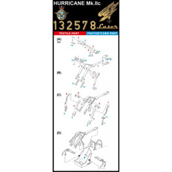 Hgw 132578 1/32 Seatbelts For Hawker Hurricane Mk Ii Pre-cut Laser Fly
