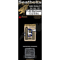 Hgw 132594 1/32 Seatbelts For P-40 Warhawk Pre-cut Laser