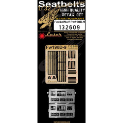 Hgw 132609 1/32 Seatbelts For Focke-wulf Fw 190d-9 Pre-cut Laser