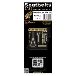 Hgw 132636 1/32 Seatbelts For Hawker Hurricane Mk Iib Pre-cut Laser Revell