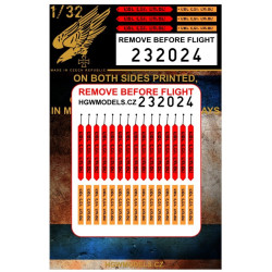 Hgw 232024 1/32 Remove Before Flight - Israel Easy Belts Both Sides Printed