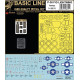 Hgw 148815 1/48 Seatbelts For P-38 Lightning Basic Line Decal And Masks For Tamiya