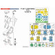 Hgw 148815 1/48 Seatbelts For P-38 Lightning Basic Line Decal And Masks For Tamiya
