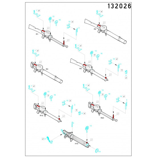 Hgw 132026 1/32 Dh 9a Ninak - Super Detail Set For Wingnut Wing