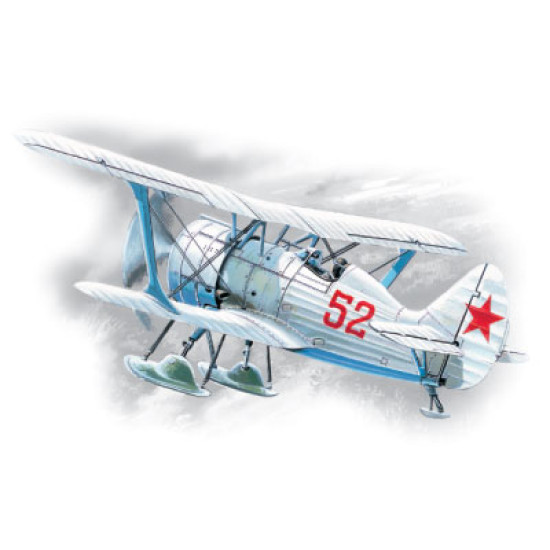 Soviet Fighter I-15 bis (winter version) 1/72 ICM 72013