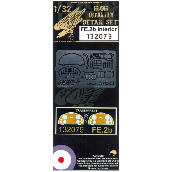 Hgw 132092 1/32 Fe 2b Super Detail Set For Wingnut Wings