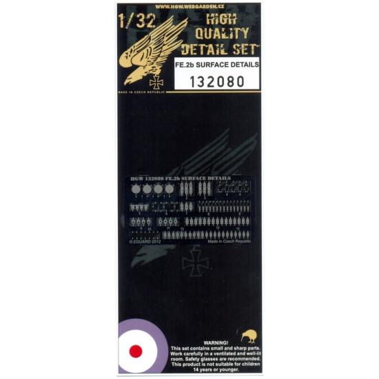 Hgw 132092 1/32 Fe 2b Super Detail Set For Wingnut Wings