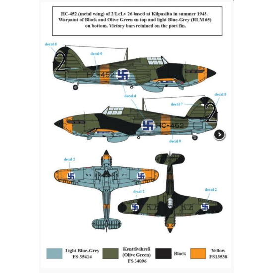 Sbs D48011 1/48 Hawker Hurricane Mk I Was In Finnish Service During Ww Ii For Airfix Hasegawa