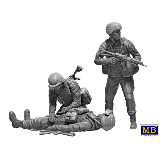 Master Box 35231 - 1/35 - Russian Ukrainian War Series Kit 8 On The Battlefield Ukrainian Military Medics